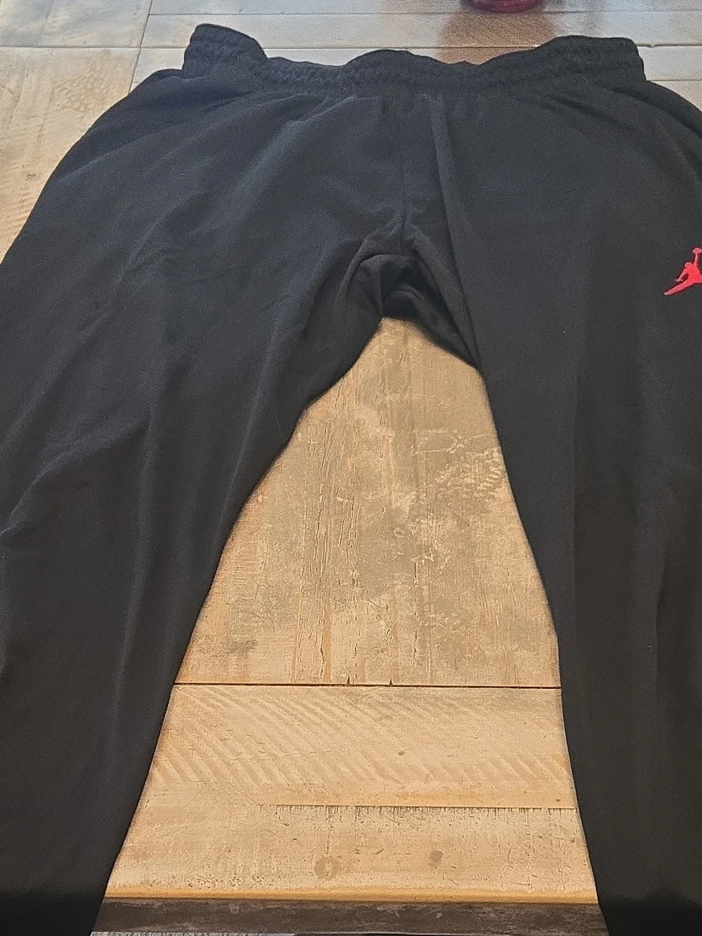 Jordan Black Sweatpants with White Jumpman Logo